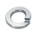 Sealey Zinc Plated Spring Washer M6, DIN 127B - Pack of 100