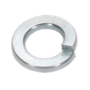 Sealey Zinc Plated Spring Washer M8, DIN 127B - Pack of 100