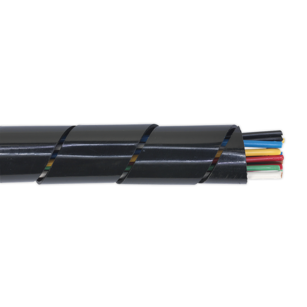 Spiral Wrap Cable Sleeving 22-44mm 10m