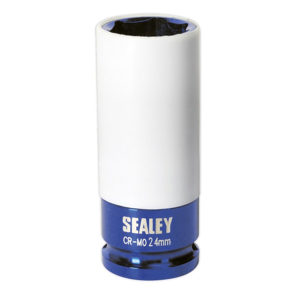 Sealey Alloy Wheel Impact Socket 1/2"Sq Drive 24mm