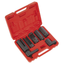 Oxygen Sensor Socket Set 3/8" & 1/2"Sq Drive 7pc