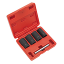 Sealey Locking Wheel Nut Removal Set 1/2"Sq Drive 5pc
