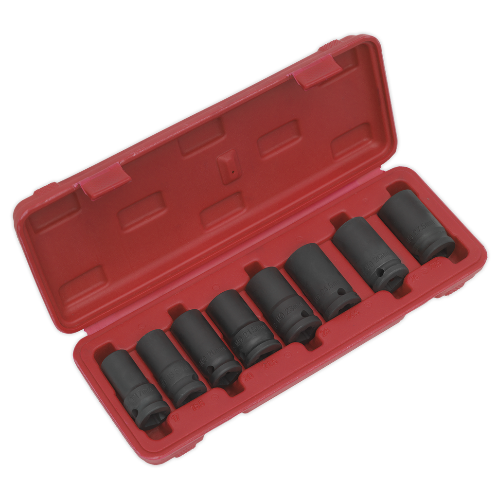 Sealey Locking Wheel Nut Removal Set 1/2"Sq Drive 8pc
