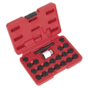 Sealey Locking Wheel Nut Key Set for Audi 22pc