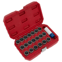 Sealey Locking Wheel Nut Key Set for BMW 21pc