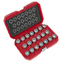Sealey Locking Wheel Nut Key Set for Porsche 20pc