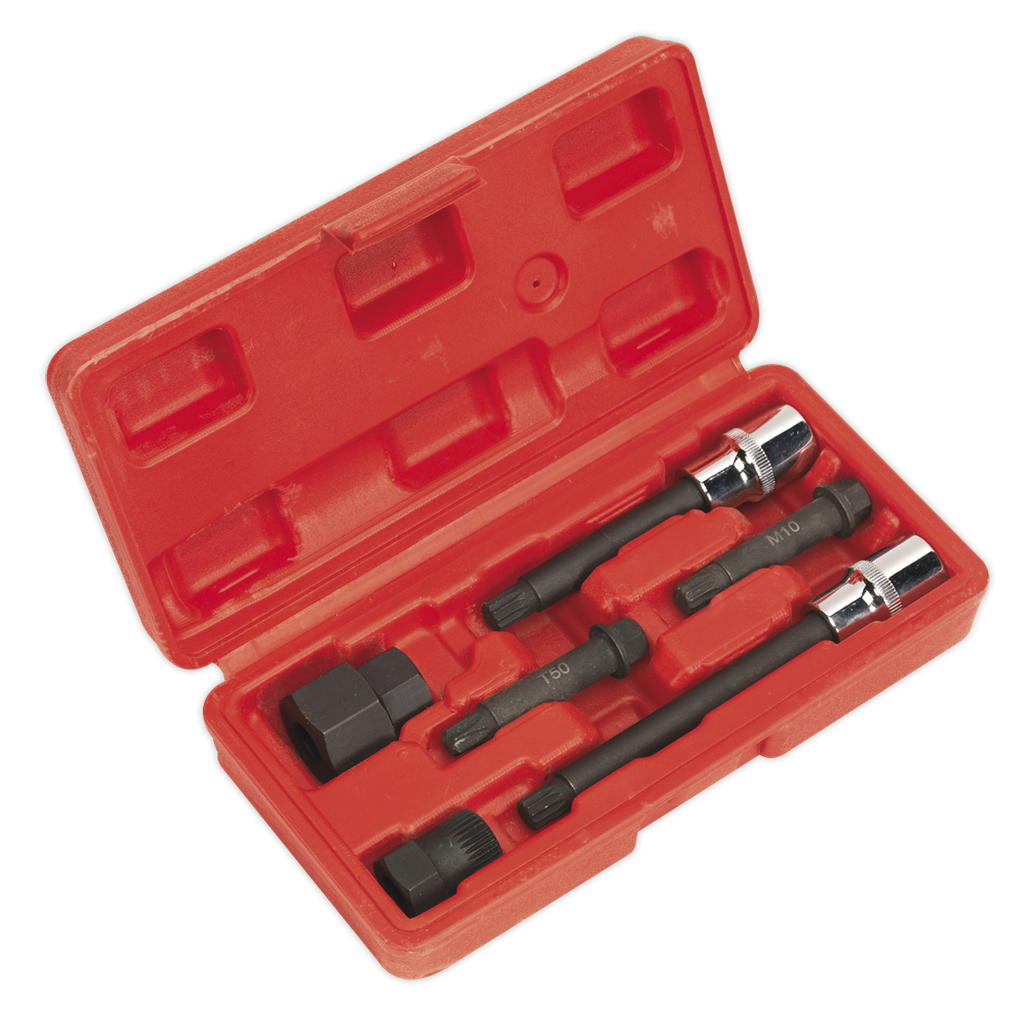 Sealey Alternator Freewheel Pulley Removal Set 6pc