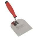 Sealey Stainless Steel Margin Trowel with Rubber Handle 120mm
