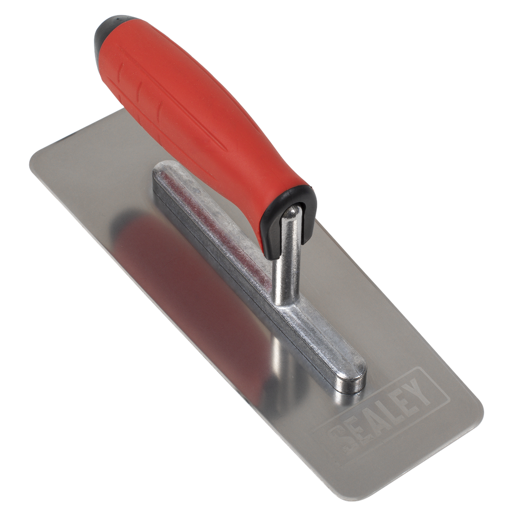 Sealey Stainless Steel Venetian Trowel with Rubber Handle 240mm