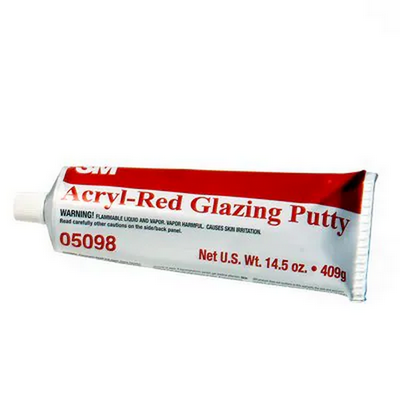 3M 409G Acryl Red Putty (Each)