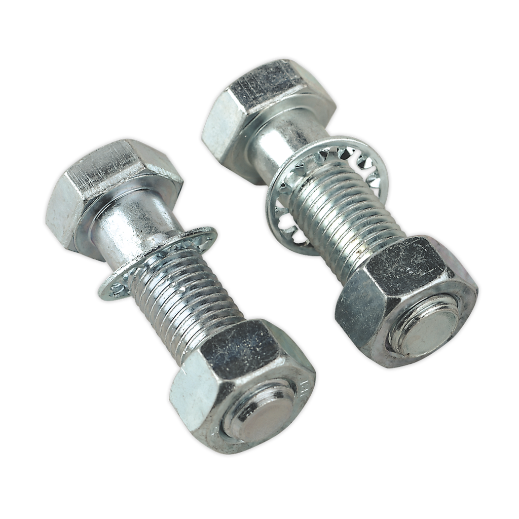 Sealey Tow-Ball Bolts & Nuts M16 x 55mm - Pack of 2