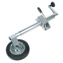 Jockey Wheel & Clamp 35mm - 150mm Solid Wheel
