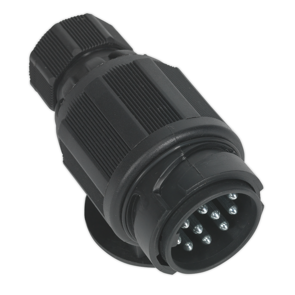 Sealey Towing Plug 13-Pin Euro Plastic 12V Twin Inlet