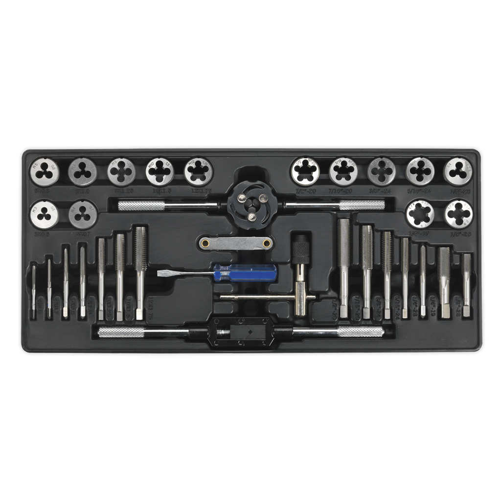 Sealey Premier Tap & Die Set with Tool Tray 33pc