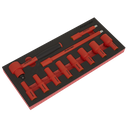 Premier Insulated Socket Set with Tool Tray 3/8"Sq Drive 11pc - VDE Approved