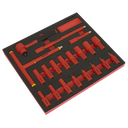 Premier Insulated Socket Set with Tool Tray 3/8"Sq Drive 20pc - VDE Approved