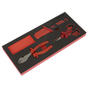 Sealey Premier Insulated Cutting Set with Tool Tray 3pc - VDE Approved