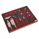 Premier Platinum Pliers Set with Tool Tray 14pc