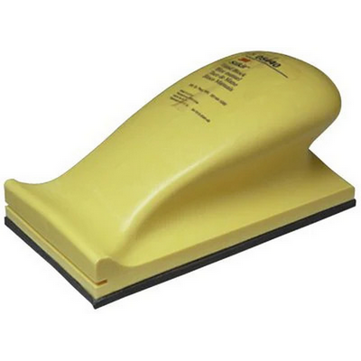 3M 70 X 127MM Stickit Hard Yellow Hand Block (Each)