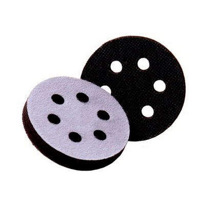 3M 75mm Soft Hookit 6 Hole Foam Interface Pad (Each)