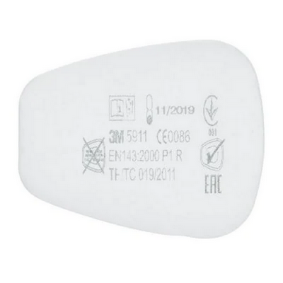 3M P1 R Particulate Pre Filter For Use With Half and Full Face M