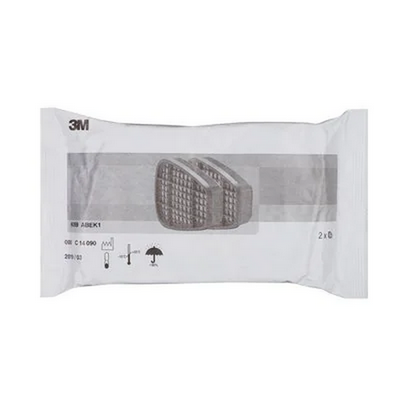 3M ABEK1 Gas and Vapour Filters (Box of 8 Filters)