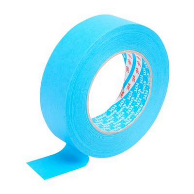 3M 36mm Blue Scotch High Performance Masking Tape 3434 50M Roll (Pkt 24)