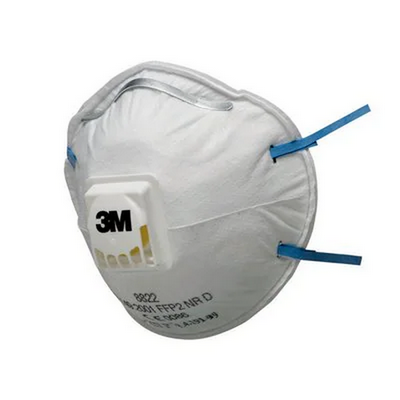 3M FFP2 Valved Cup Shaped Premium Dust Mask (Pkt 10)