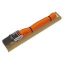 Ratchet Strap Polyester Webbing with Corner Protector 25mm x 5m 600kg Breaking Strength
