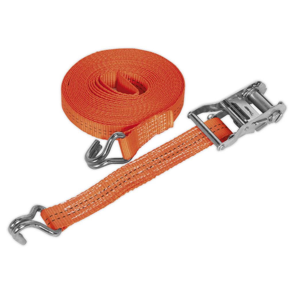 Sealey Ratchet Strap Polyester Webbing 35mm x 8m 2000kg Breaking Strength