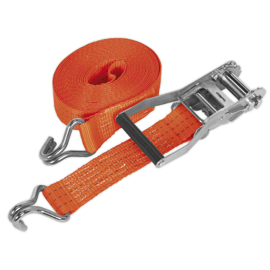 Sealey Ratchet Strap Polyester Webbing 50mm x 6m 3000kg Breaking Strength