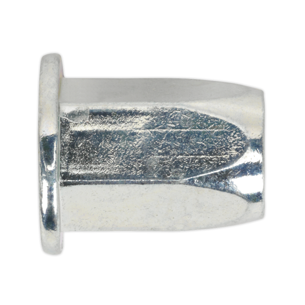 Sealey Full Hex Threaded Insert (Rivet Nut) M8 Standard Flange -