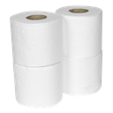 Plain White Toilet Roll - Pack of 4 x 10 (40 Rolls)