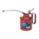 Sealey Metal Oil Can with Flexible Spout 500ml