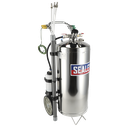 Air Operated Stainless Steel Fuel Drainer 40L