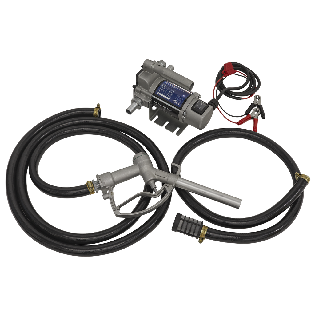 Sealey Portable Diesel/Fluid Transfer Pump 24V