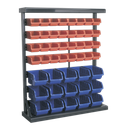 Mobile Bin Storage System with 47 Bins