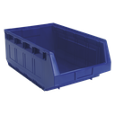 Plastic Storage Bin 310 x 500 x 190mm, Blue - Pack of 12