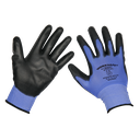 Sealey Worksafe® Lightweight Precision Grip Gloves, X-Large - Pack of 6 Pairs