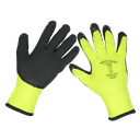 Sealey Worksafe® Thermal Super Grip Gloves, Large - Pack of 6 Pairs