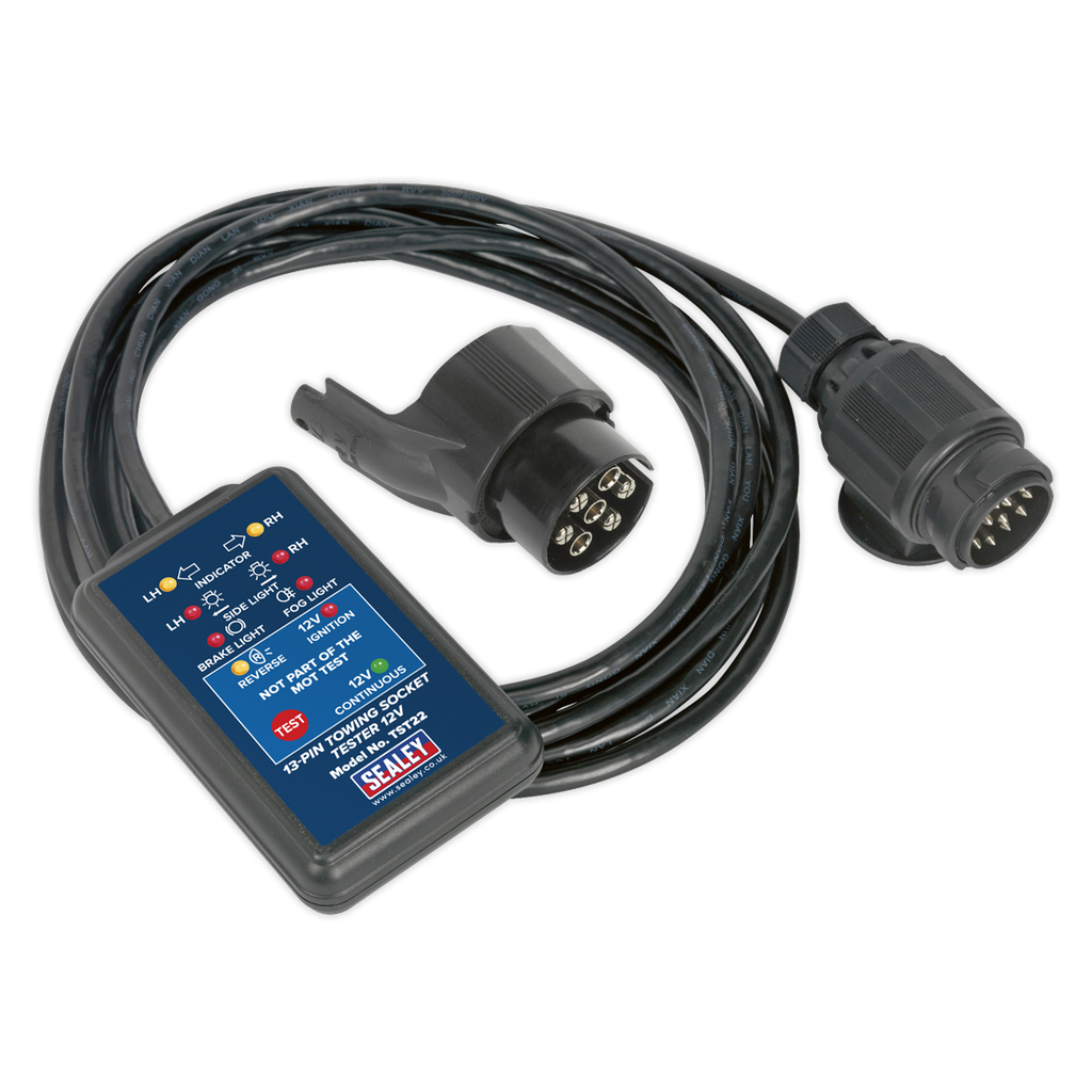 Sealey Towing Socket Tester 13-Pin 12V - DVSA Approved
