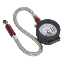 Tyre Pressure Gauge & Tyre Tread Depth Gauge with Flexible Hose 0-8bar(0-120psi)