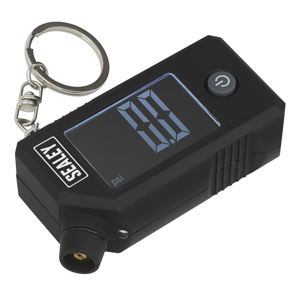Sealey Digital Tyre Pressure & Tread Depth Gauge with LED