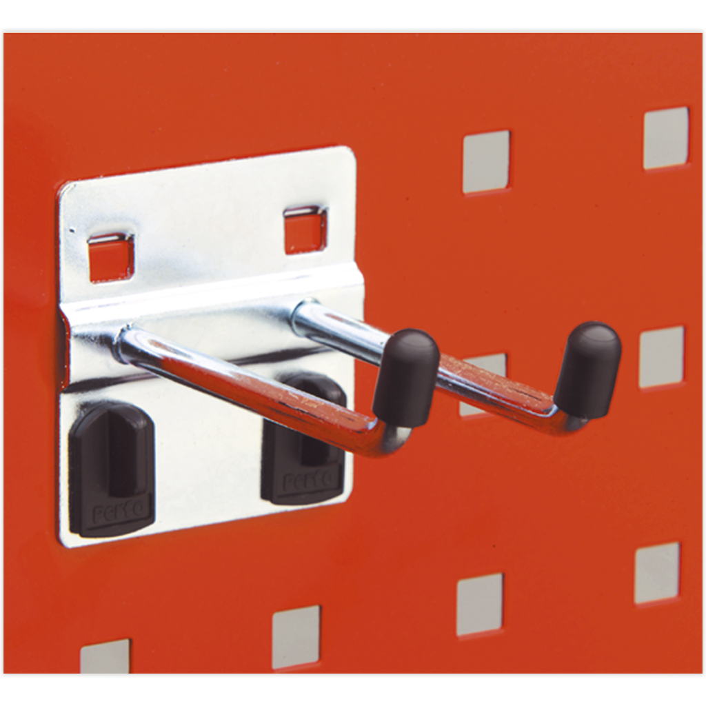 Sealey Double Prong Hook with Angled End 6 x 75mm - Pack of 5
