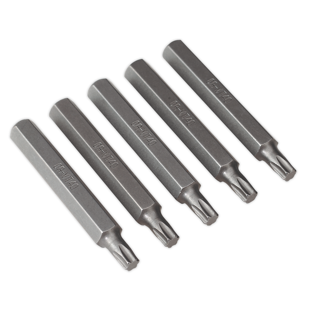 Sealey Premier Long TRX-Star* Bit T40 - Pack of 5