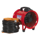 Sealey Portable Ventilator with 5m Ducting 200mm