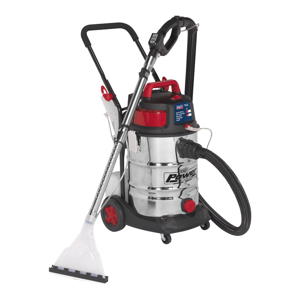 Sealey Wet & Dry Valet Machine Stainless Drum 30L