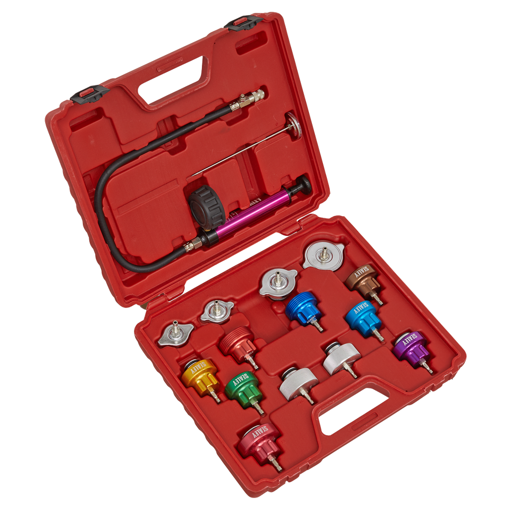 Sealey Cooling System Pressure Test Kit 16pc