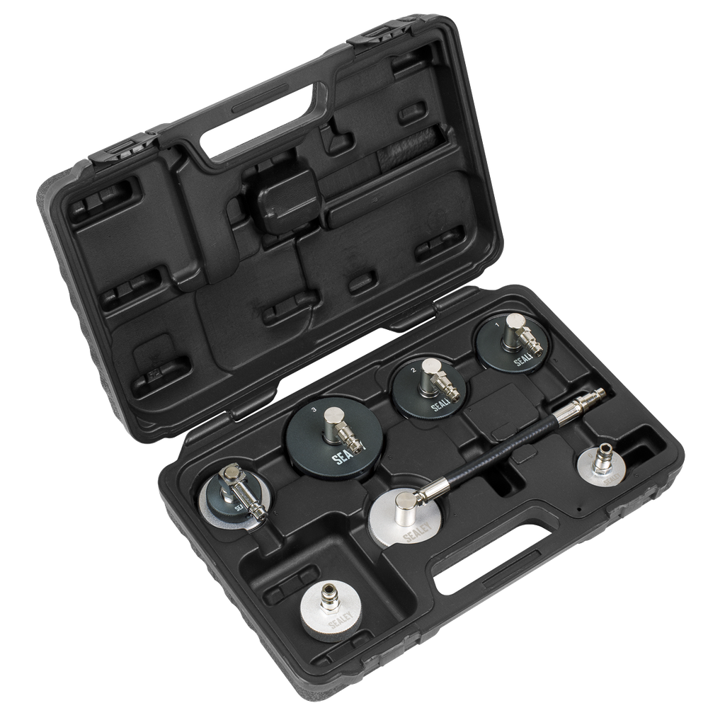 Sealey Brake & Clutch Pressure Bleeder Cap Set 7pc