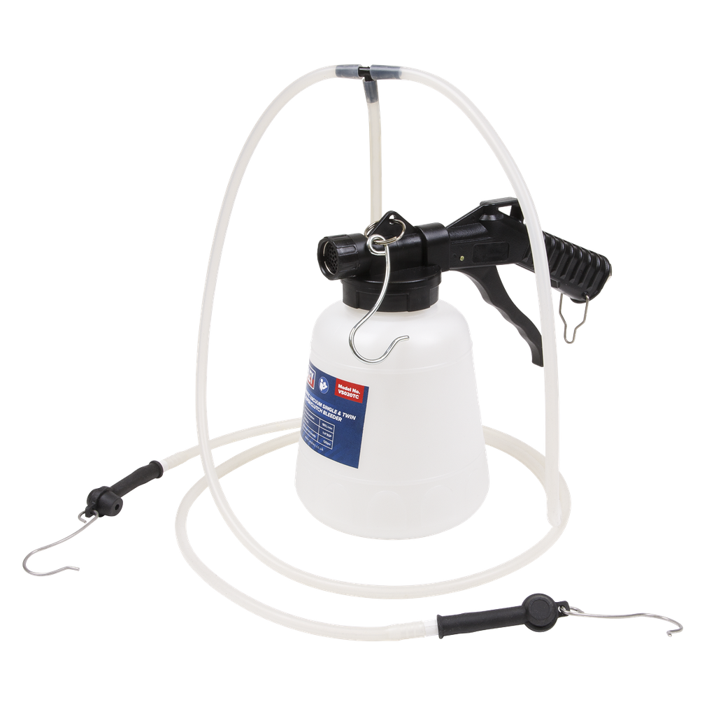 Sealey Pneumatic Brake Caliper Clutch Bleeder Vacuum Single & Tw